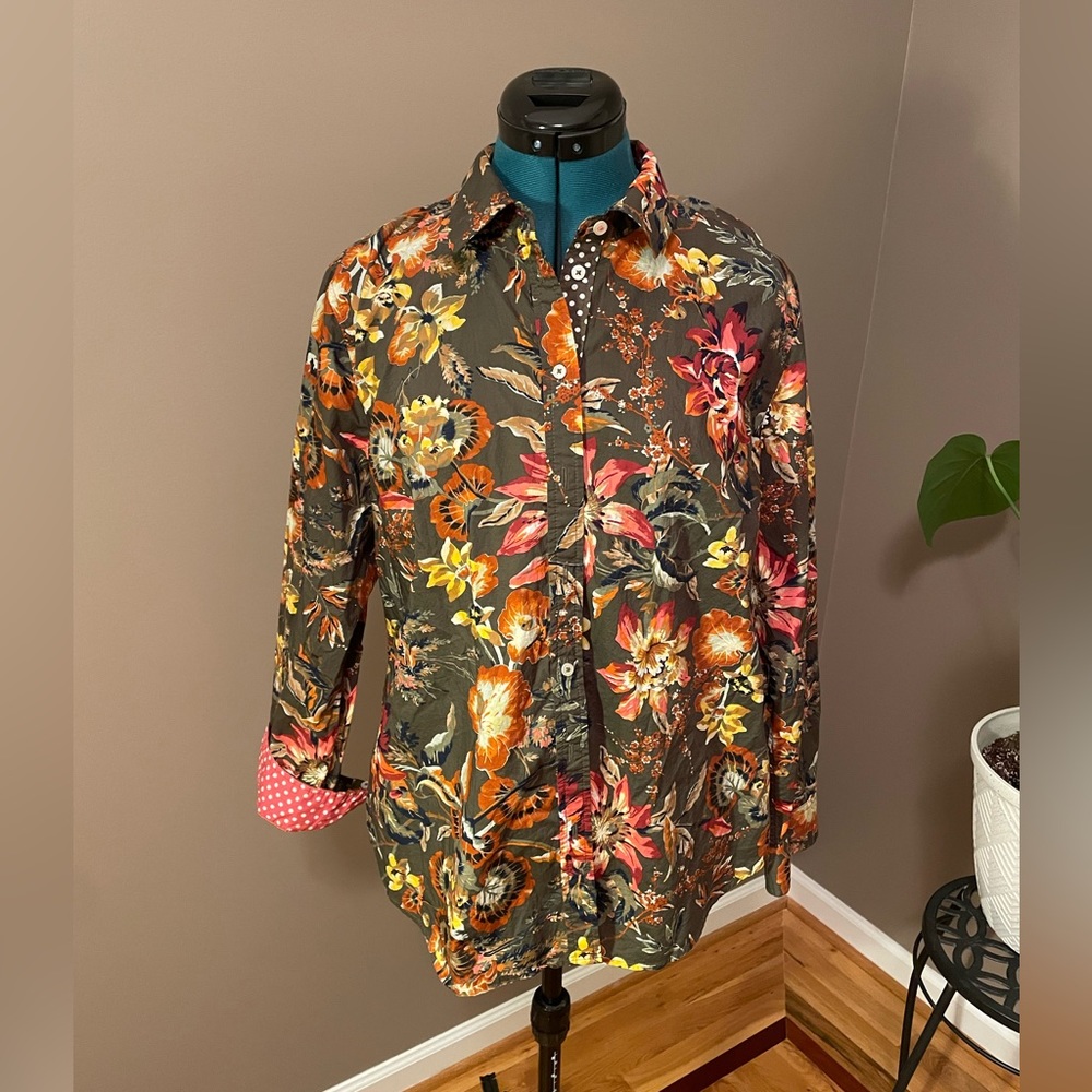 Talbots button up shirt XLp